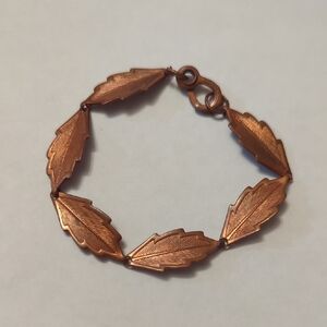 Copper Leaf Bracelet